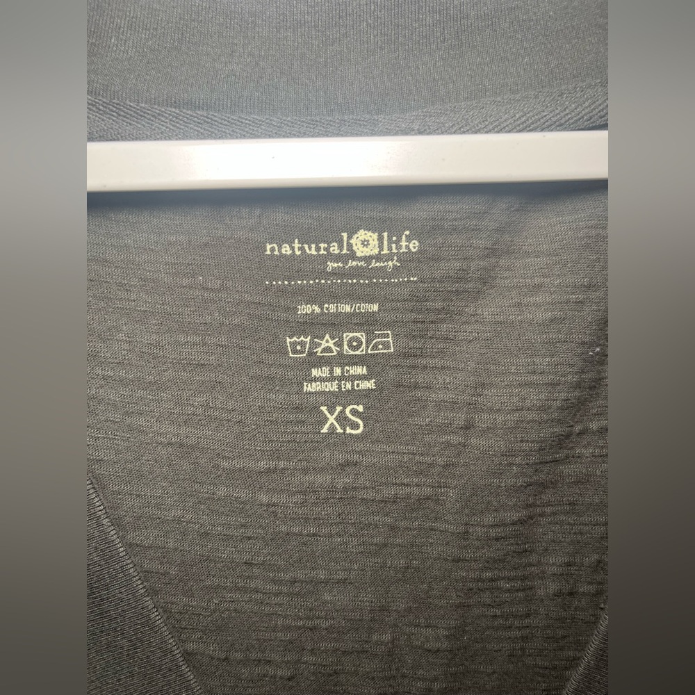 XS Natural Life Charlie Jumpsuit “better than sweats” cotton deep v neck - Picture 7 of 10